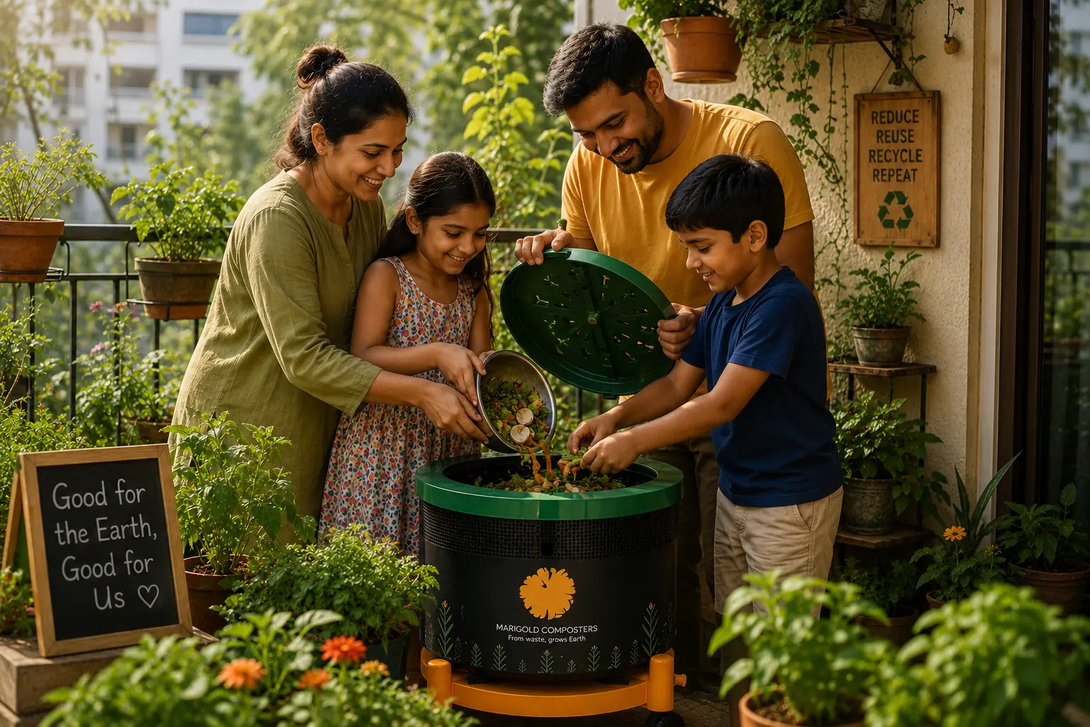 Buy composters in Bangalore – Contact Marigold Composters